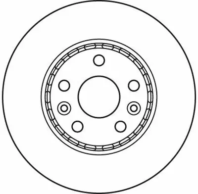 TRW DF6110 Ön Fren Aynası Kng 1.6 16v- 1.5 Dcı 09 280x24x5dlxhavalı 402064230R
