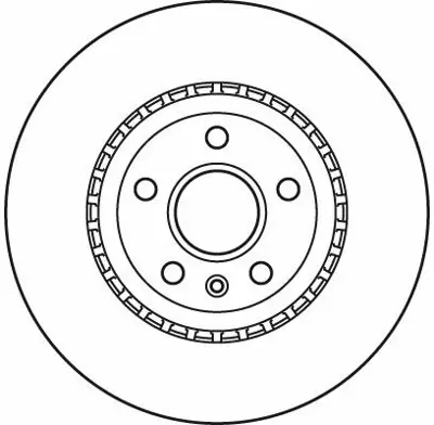 TRW DF6113S On Fren Dıskı Havalı Insıgnıa A 0917 17 569080, 569335
