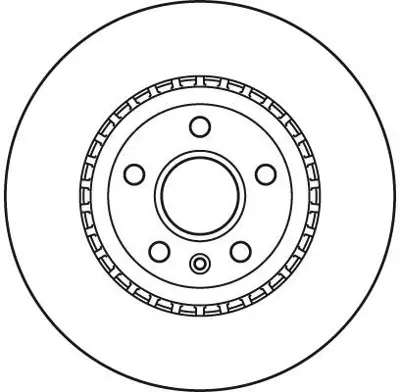TRW DF6113S On Fren Dıskı Havalı Insıgnıa A 0917 17 569080, 569335