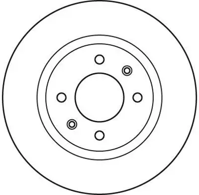 TRW DF6116 Fren Diski Ön İ10 - Pıcanto Havalı 252mm 5171207700, 517120X700