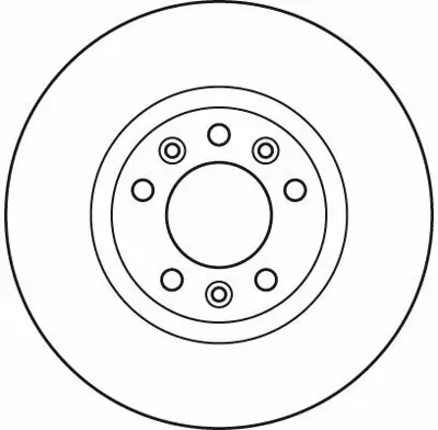 TRW DF6121 Fren Dıskı Ön 4249L3, E169513