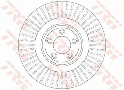 TRW DF6146S Fren Diski Ön F-Type 12> Xf 08> Xj 09> Xk 06> Havalı 355mm T2R5939