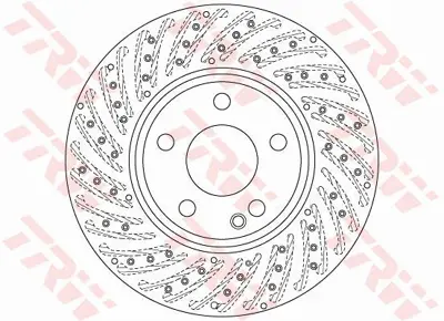 TRW DF6262S Fren Diski On W176 12> W246 11> W242 11> C117 13> X117 15> X156 13> A2464212512