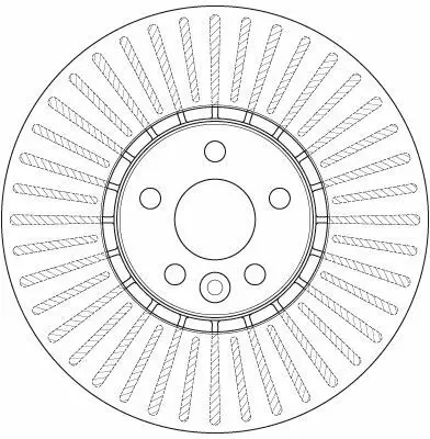 TRW DF6472S On Fren Dısk Aynası Volvo Xc60 08=> 31277342, 31410568, 31471034, 31381986, 30769061, 24013002121, 31400893DSC, 31400893C, 31400893, 31400893SC