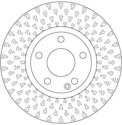 TRW DF6501 Fren Dıskı On X117 15>19 C117 13>19 W176 12>18 W246 13>18  X156 13> A2464210112, 2464210112, 2464212512, 4212412, A2464212412, A2464212512, 2464212412, A246421011207, 246421011207, 402065DA0A