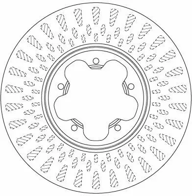 TRW DF6514S On Fren Diski (Aynasi) Transit Tourneo Custom V362 2 2tdci 13  > Cap: (288×33) Arka Tek Teker BK211125B1D