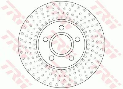 TRW DF6536 On Fren Aynası Volvo V40 2012>> 31381374