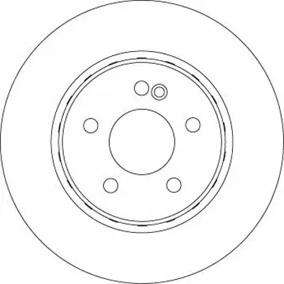 TRW DF6646S Fren Diski Arka Mercedes-Benz-C-Class W205 -C-Class Convertible A205 -C-Class Coupe C205 -C-Class A0004230512
