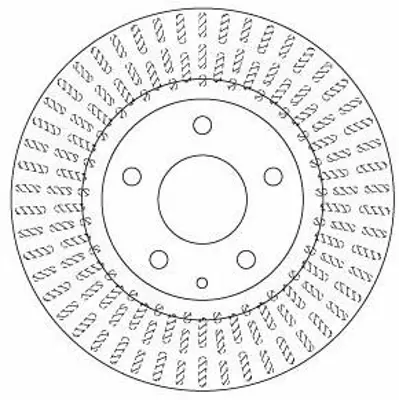 TRW DF6731 Fren Dıskı On Arka Mazda 3 2013>>, Cx 3 2015>> B45G33251A
