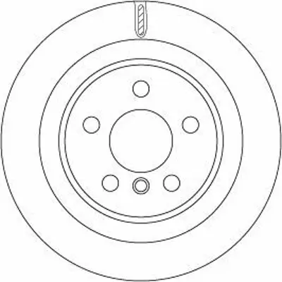TRW DF6755 Fren Dıskı Arka Bmw F39 F40 F48 F44 F45 F46 Mını F54 F60 6799369