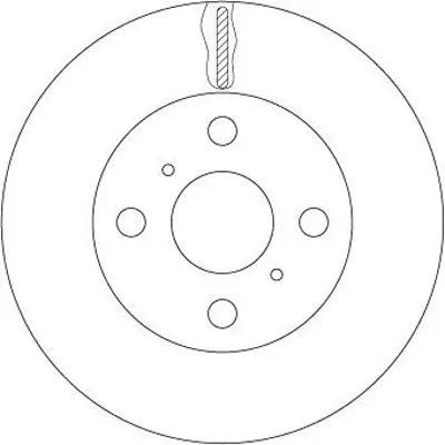 TRW DF7114 Fren Dıskı Ön 4351212590