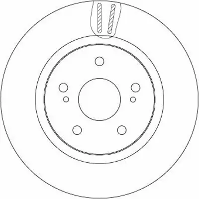 TRW DF7371S On Fren Disk Aynasi Havali Suzuki Grand Vitara 1.6 2.0 1.9 Ddis 05-12 (294×5) 55211-65J00
