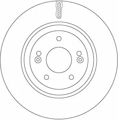 TRW DF7592 On Fren Dısk (Aynası) Ix35 2012> I40 2011> Kıa Ceed 2013> 17 Jant 517122T100, 517124C000, 51712D7100, 517122T000, S517122T100, 4615A230, 4110002000, 4110002010, 4110002040, 4110002510