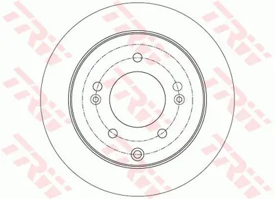 TRW DF7819 Fren Dıskı Arka 584112K300