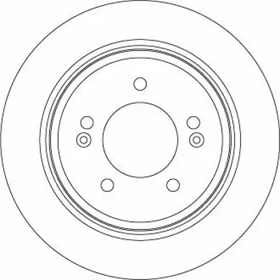 TRW DF7953 Fren Diski Arka Grandeur-Sonata 7-İ30-Ceed 584113V500