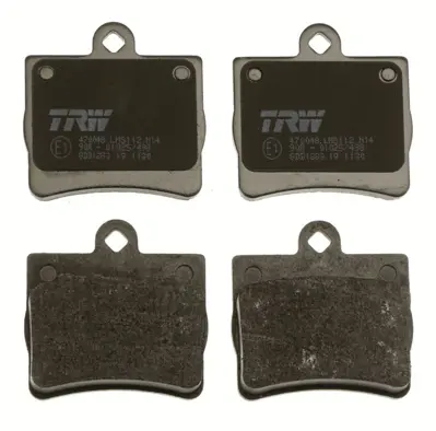 TRW GDB1283 Fren Balatası Arka C-Class W202 94>00 24205120, 2420512037, 54201820, MN102609, MN102616, MN125772, MR205256, MR205257, MR235557, MR249240