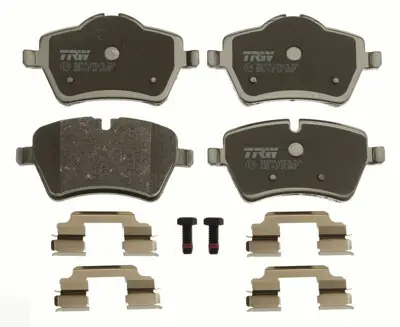 TRW GDB1712 Fren Balatası Ön Clubman R55 Convertıble S R57 Cooper S R56 Countryman Dx Sd One R60 Coupe S R58 Paceman Cooper R61 Roadster Cooper R59 34116770251, 34116778320, 34119804735, 34116798469, 34119808705, 34113778320, 34112289146, 34112289147, 34112444444, 2289147