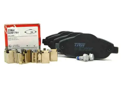 TRW GDB1761 On Fren Balatası P308 P3008 1,4 16v - 1,6 16v - 1,6hdı 09 - 07> 1613259380, 425426, 1609253080, 425393, 1617270080, 1635058180, 8660004799, 8671019129, 1647862780, 446602291