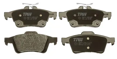 TRW GDB1938 Fren Balatası Arka Laguna 01> Latıtude 11> Vel Satıs 02> Espace 02> - Vectra C 02>08 02>08 Sıgnum 03 93176116, 1605973, 1605196, 1605065, 7701207996, 7701207968, 7701206609, 440608281R, 440602154R, 93190338