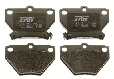 TRW GDB3243 Arka Fren Balatası Toyota Corolla 1.4 1.6 2002-2007 Yarıs 1999-2006 Verso 2001-2004 446620090