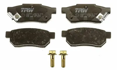 TRW GDB499 Arka Fren Balatası (Dısk Icın) Honda Cıvıc 1996-2000 Jazz Cıty 2002-2010 Crx 92-98 Integra 88-97 AY060HN001, AY060HN002, H4302SD2003, H4302SS1003, H4302S04003, 6022SP8000, 6430SAAE50, 6430SAAJ50, 43022SAAE50, 43022SAAE51