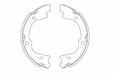 TRW GS8003 El Fren Balatası 583503JA00