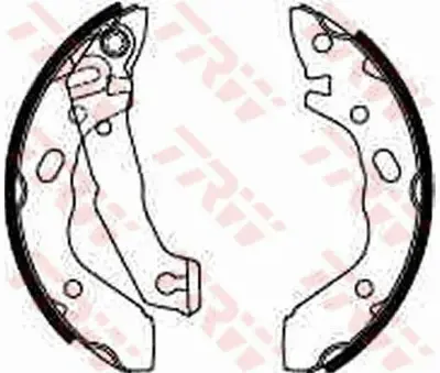 TRW GS8568 Arka Fren Balatası Pabuc Kampana Genıs Tıp Hyundaı Hyundaı Accent 1.3 1.5. 1.6 2000-2005 Excel 1990- 5830525A00