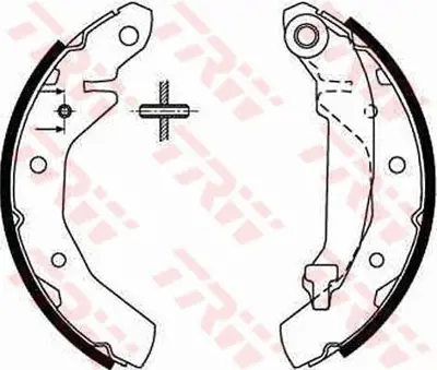 TRW GS8645 Arka Fren Balatası Pabuc Matız 0,8 09 - 00>1,0 11 - 02> Spark 96446178