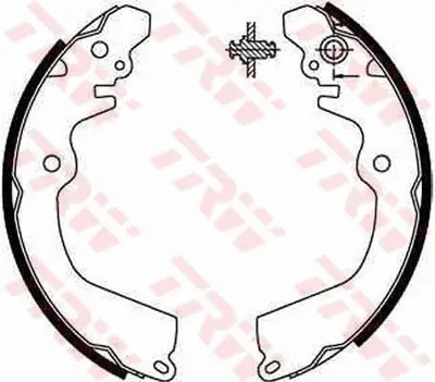 TRW GS8666 Arka Fren Balatası Pabuc Carısma 1,8 1,9 Tdı 96>01 MB618190