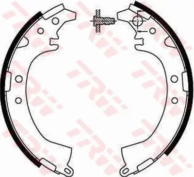TRW GS8672 Arka Fren Balatası Pabuc Rav 4 I 2,0 16v Rav 4 Iı 1,8 Vvt I - 2,0 Vvt I 4wd 97> 449587401, 449587401000