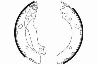TRW GS8678 Arka Fren Balatası Pabuc Kampana Hyundaı Accent 1.5 Crdı Matrıx 1.5 Crdı 2002-2005 5830517A00, 583052DA10, 583052HA00, 5830525A10, 583502FA00, 5830528A70, 5830528B00, 5830528C00, 5830528D00, 5830528E00