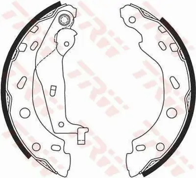TRW GS8685 Arka Papuç Balata Smart Cabrıo 0.6-0.7 00-04 Fortwo 1.0t 07 1022079, 6827586, 1073732, 1079348, 1095202, 1096940, 1130758, 1521325, 93BB2K021FB, 93BX2K021BA