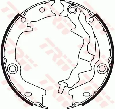 TRW GS8781 Arka Fren Balatası Pabuc Accent Iıı Accent Sedan Rıo 1,4 Gl - 1,5 Crdı - 1,6 Gls 05> 583501GA00