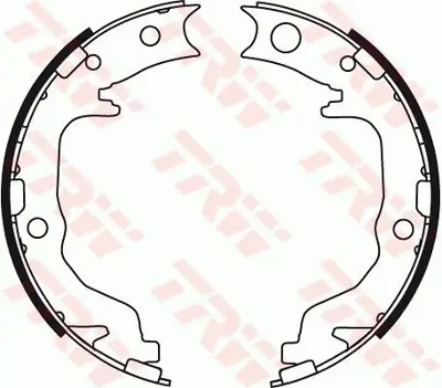 TRW GS8783 El Fren Balatası Chrysler Sebrıng (Js) 2.0 Crd 07>10 Lancer 08> 16 Asx 10> Outlander 06>13 Colt 04>1 1606295280, K05191215AA, K05191215AB, MN4800A022, MN4800A041, 4800A002, 4800A022, 4800A041, 5191215AA, 5191215AB