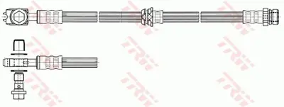 TRW PHD560 Fren Hortumu On Passat Cc Superb 08>16 3C0611701H