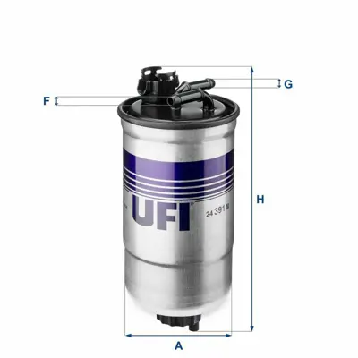 UFI 24.391.00 Yakıt Filitresi 1J0127401A