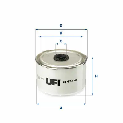 UFI 24.454.00 Yakit Filtresi (276dt 306dt 368dt) Discovery 3 L319 04>09 Discovery 4 L319 09>18 Range Rover 3 L322 06>12 Range Rover Sport I L320 06>13 7H329C296AB, WJI500020