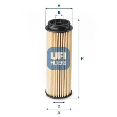 UFI 25.252.00 Yag Filitresi Bmw (Oe) F20 F23 F30 G20 F34 F31 G21 F33 G30 G31 G32 G11 G14 G01 G02 G05 G07 G29 21217526267, 21217527666, 7526267, 7527666