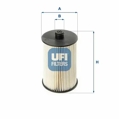 UFI 26.018.00 Yakıt Filitresi Volvo S80 Iı, C70 2,4d, Chrysler Voyager Iıı 2,5 Td 05 8621882