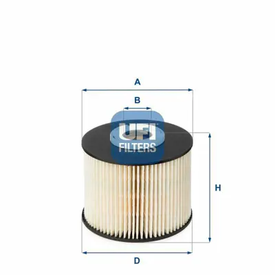 UFI 26.055.00 Mazot Filtre Elemani P3008 Expert Iii Rcz P308 P508 P807 P407 P5008 Jumpy Iii C4 Ii Ds4 C4 Picasso C8 Ds5 C5 Iii Dw10cted4 (2.0hdi 16v) Kuga Mondeo C Max 2.0tdci 163ps 11  > 1682001