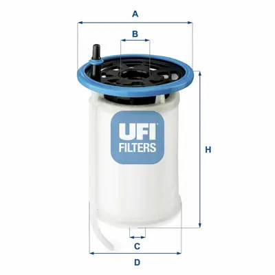 UFI 26.079.00 Yakit Filtresi Egea 1.3d Mtj 1.6d Mtj 15> Doblo Mpv 1.3 D Multijet 10> Giulietta 1.6jtdm 10> Combo Van 12> (Oe) 77367623