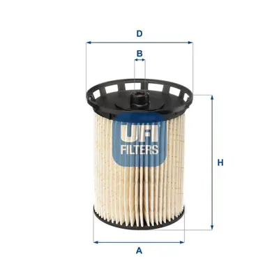 UFI 26.129.00 Yakıt Filitresi 4M0127177B
