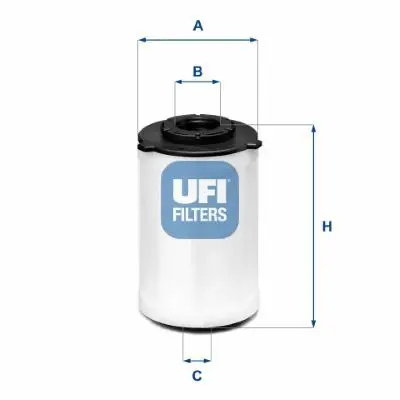 UFI 26.H2O.03 Yakit Filtresi Boxer Jumper Iii 2.0hdi 15> (Oe) 1638149580, 1674210980
