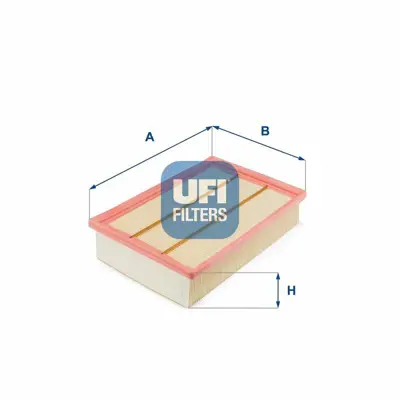 UFI 30.246.00 Hava Filtresi Focus Ii C Max 03>07 Focus Ii 1.6tdci 04  > Mazda Iii 1.6di 04> Volvo C30 06>12 S40 Ii V50 1.6d 03> 30639701, 7M519601DA, Y60113Z40A9A