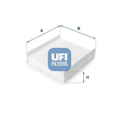 UFI 53.157.00 Polen Filtresi Bipper Nemo Fiorino Doblo Iii Punto Fiorino Linea 76> Egea 15> Opel Combo 1 3cdti - 1 6cdti - 1 4 12> 6479E0, 77364561, 9586181P00000