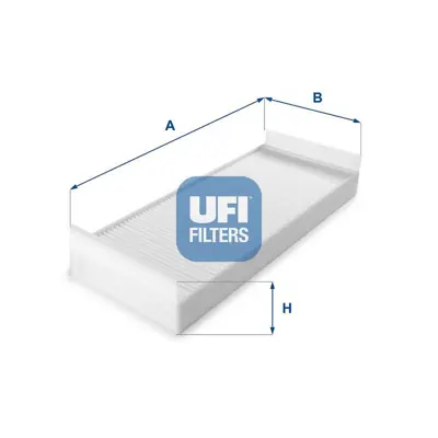 UFI 53.165.00 Polen Filitresi Karbonsuz Man Tgx Tgs D2066 D2676 07> Tga D2066 D2866 D2876 00> Fortuna D2866 D2876 81619100032