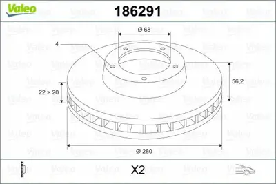 VALEO 186291 On Fren Aynası (Tk) 80 1,6 - 2,0 - 2,0e - 2,3e - 2,6e 91 94 8A0615301E