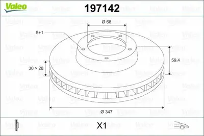 VALEO 197142 On Fren Aynasi A6 Avant Allroad 04>11 4F0615301G