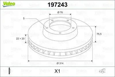 VALEO 197243 Arka Fren Aynası Havalı Touareg 3,0 V6 Tdı - 3,2 V6 - 3,6 V6 Fsı - 4,2 V8 Fsı - 4,2 V8 - 6,0 W12 7L6615601E