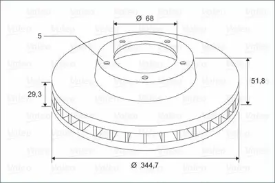 VALEO 197689 On Fren Aynasi Audi A4 A5 Q5 2 0tdi - Tfsi 07>16 8K0615301M